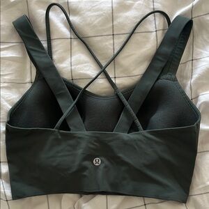 lululemon athletica ‘Like a Cloud’ Dark Green Sports Bra DD version